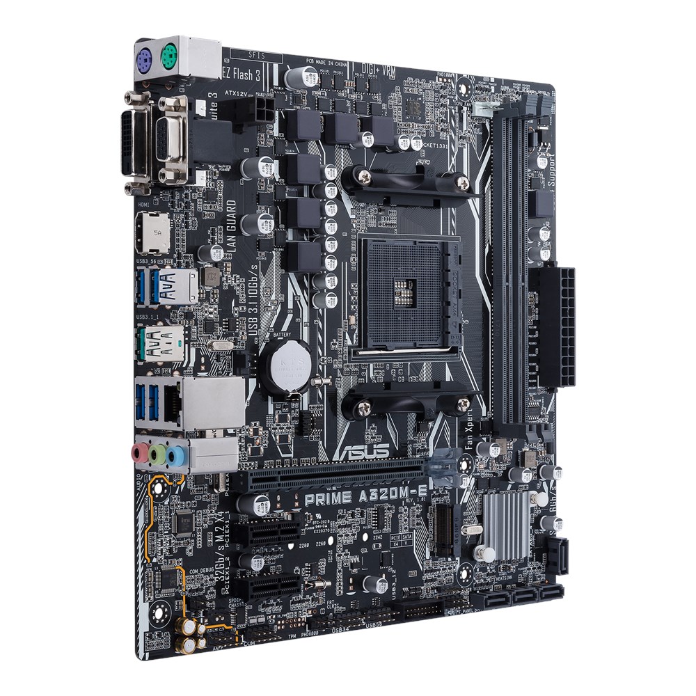 Asus Prime A320M-E - Motherboard Specifications On MotherboardDB